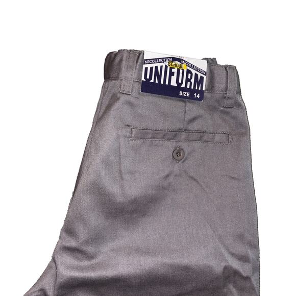 MJ Collection Grey School Uniform Shorts Size 14 Lot of 2 Shorts - Picture 4 of 9